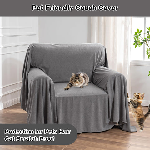 MEETSKY recliner slipcover with scratch protection for pet-friendly living room