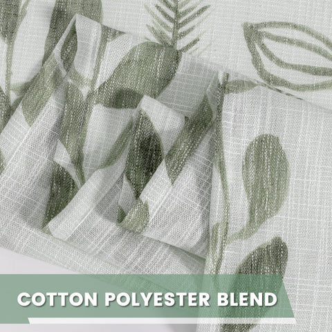 MEETSKY Sage Green Curtains 3-way hanging option for versatile setup