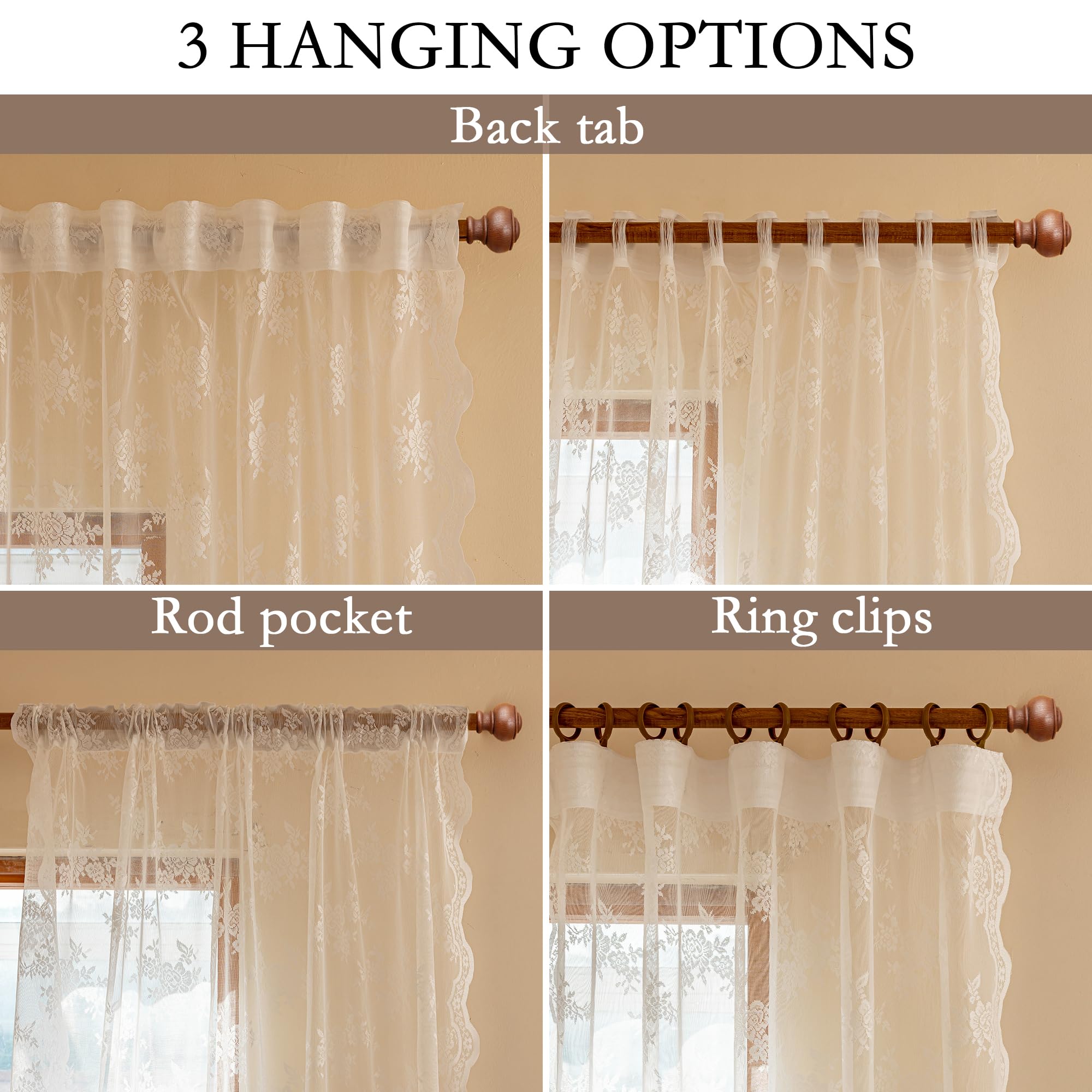 MEETSKY sheer lace curtain in living room setup softens daylight