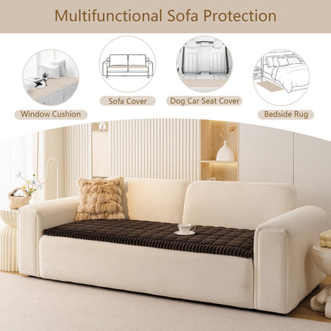 MEETSKY soft plush fabric offers a cozy, inviting feel on furniture.