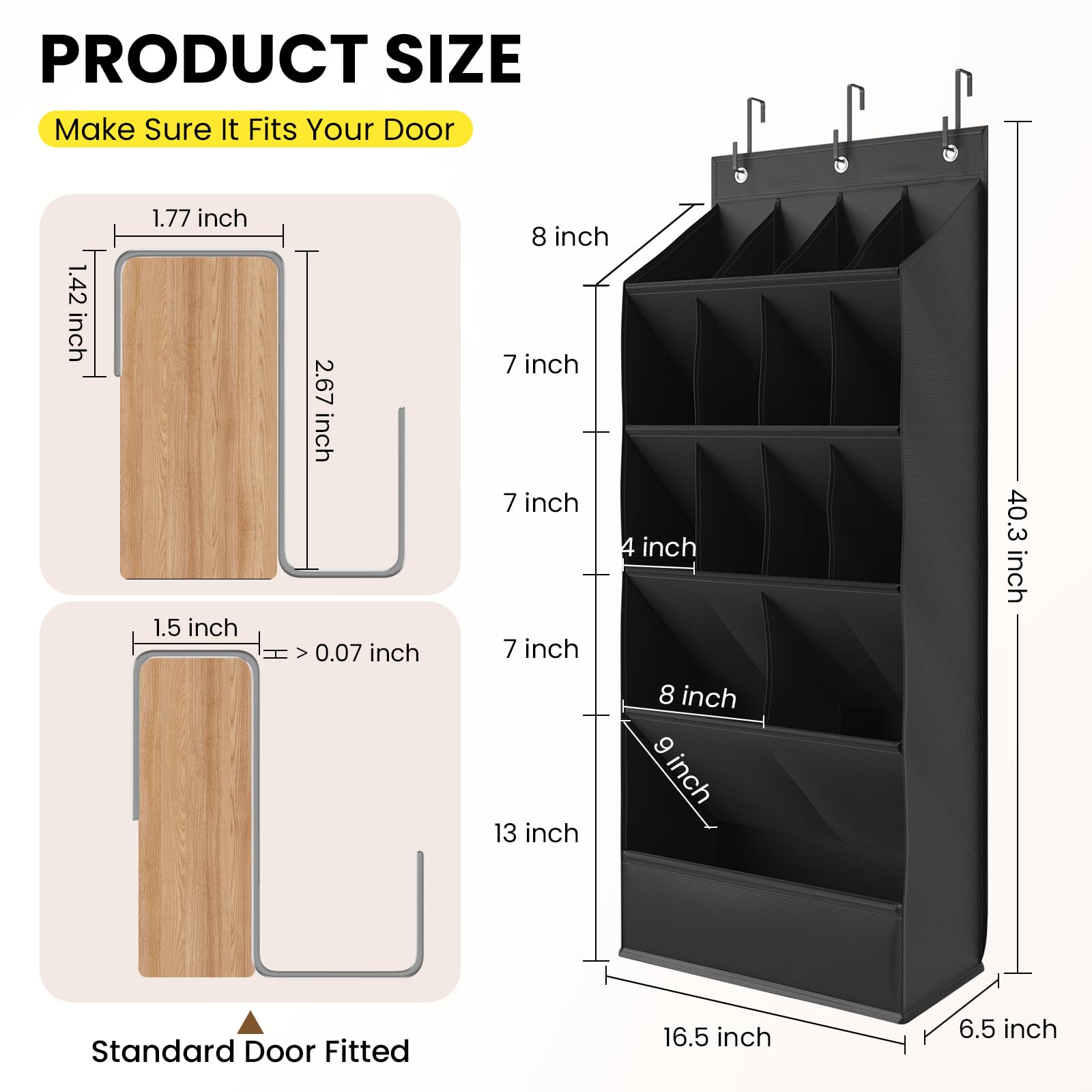 Mefirt angled 45-degree slant compartments enable easy retrieval.