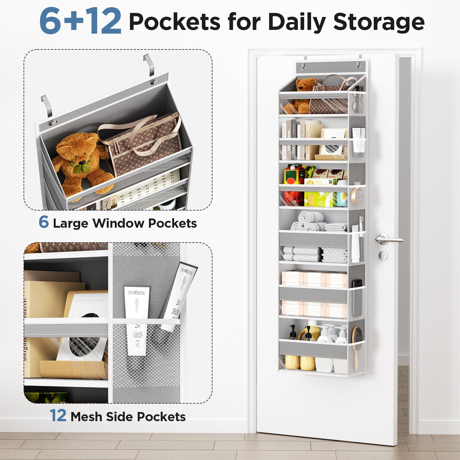 Mefirt durable non-woven fabric construction supports long-lasting door storage.