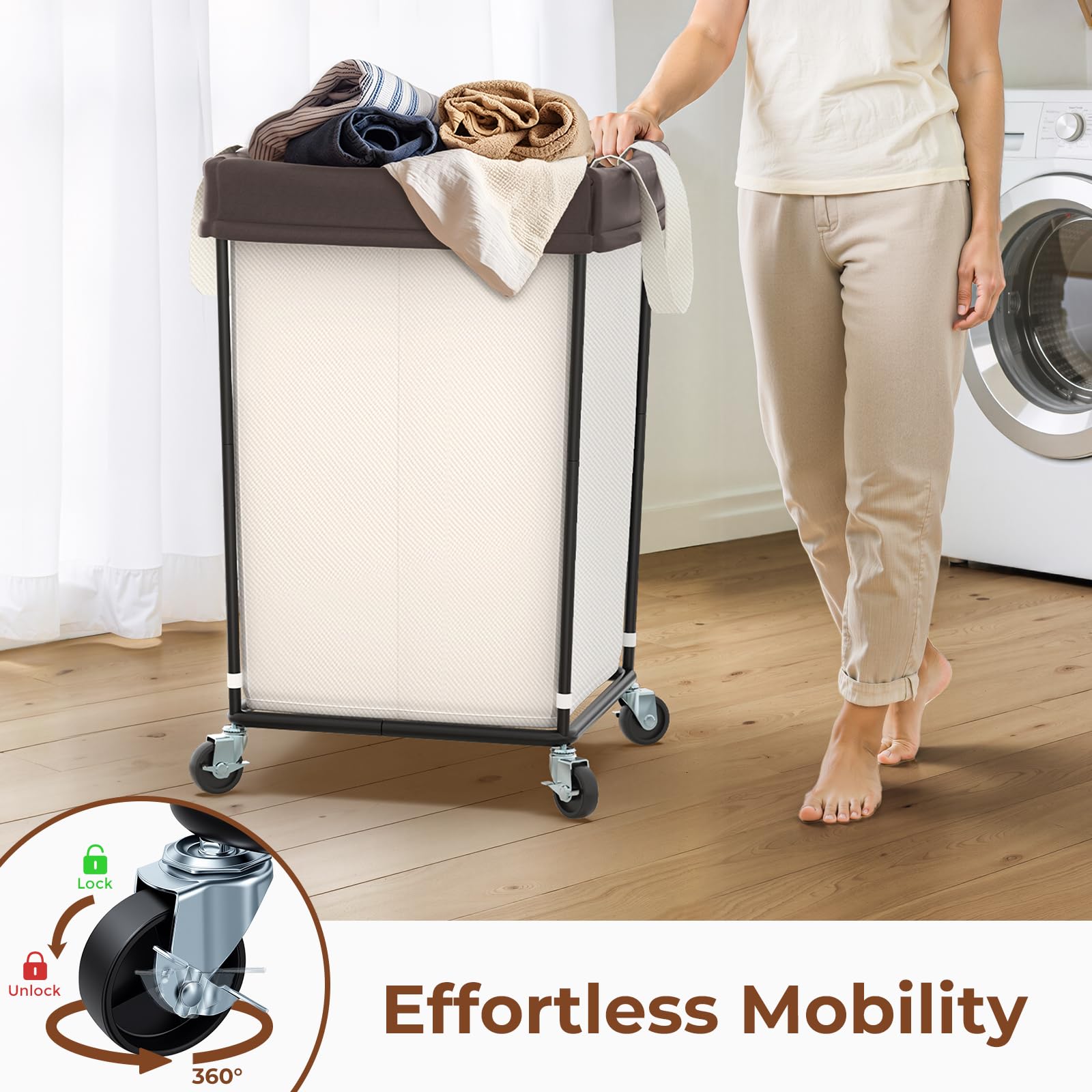 Mefirt durable Oxford fabric resists wear in humid laundry spaces.