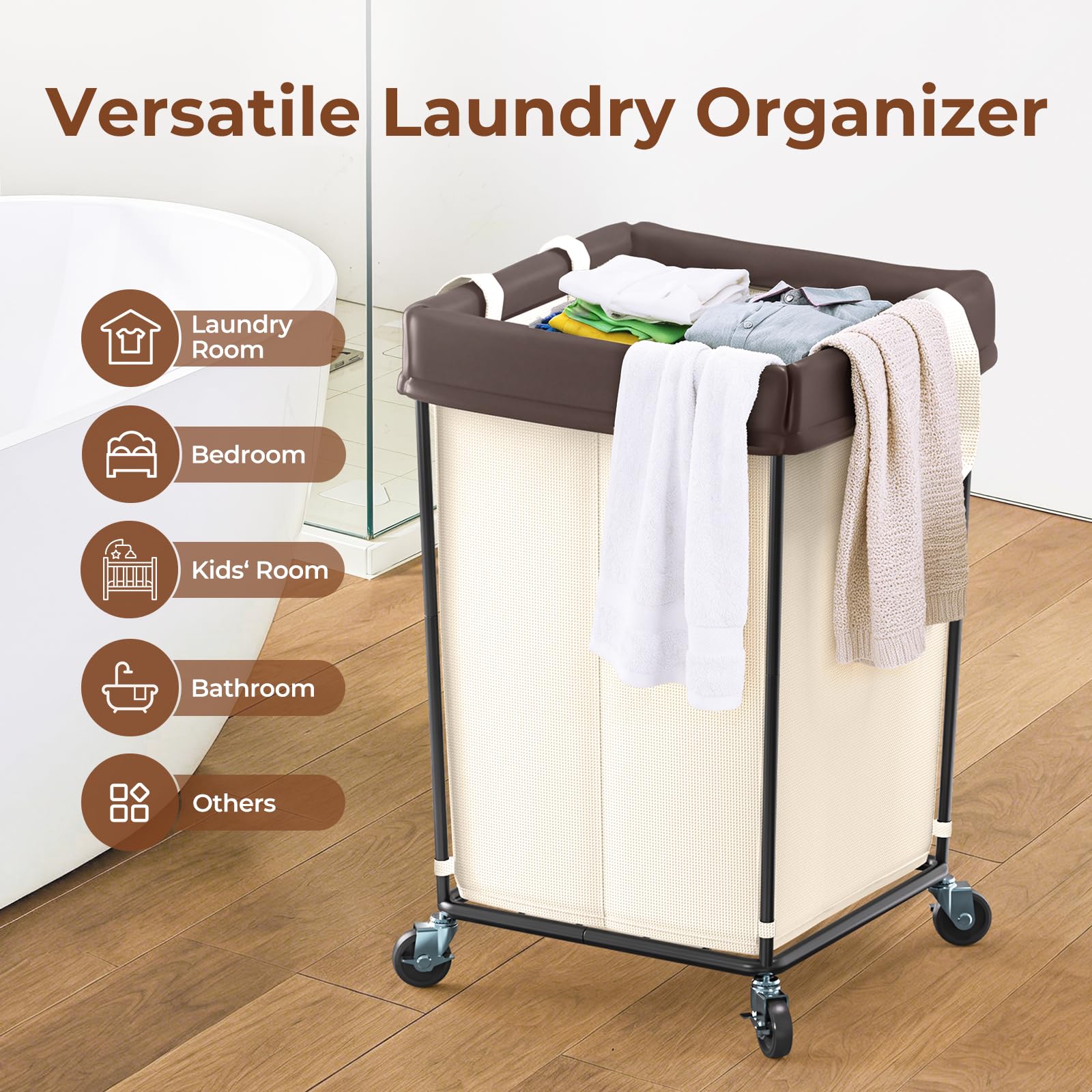 Mefirt two-section design helps separate lights and darks efficiently.