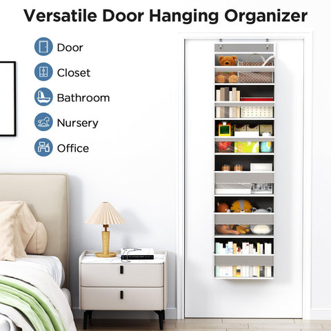Mefirt easy-install door organizer in minutes with simple steps.
