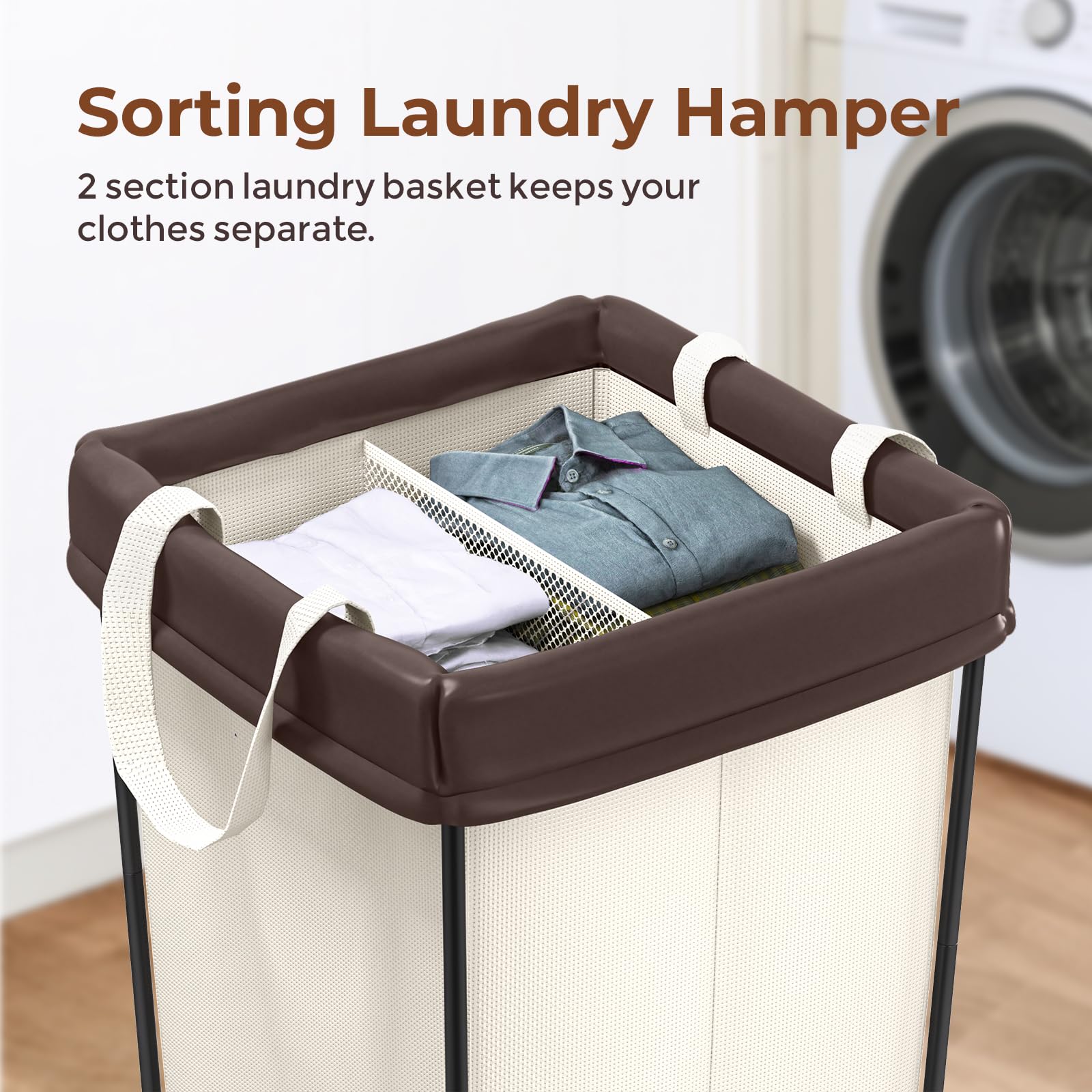 Mefirt large-capacity basket suitable for dorms and busy households.