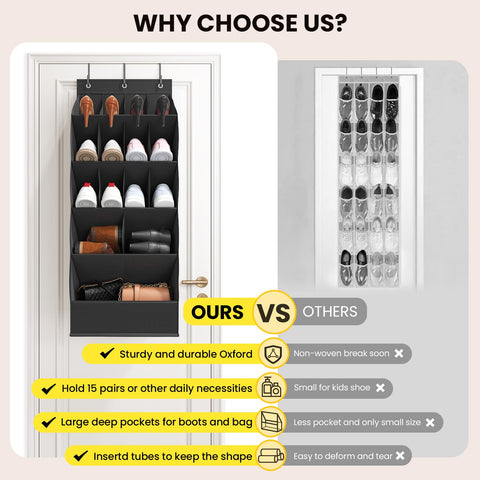 Mefirt neat entryway with breathable pockets supports tidy storage.