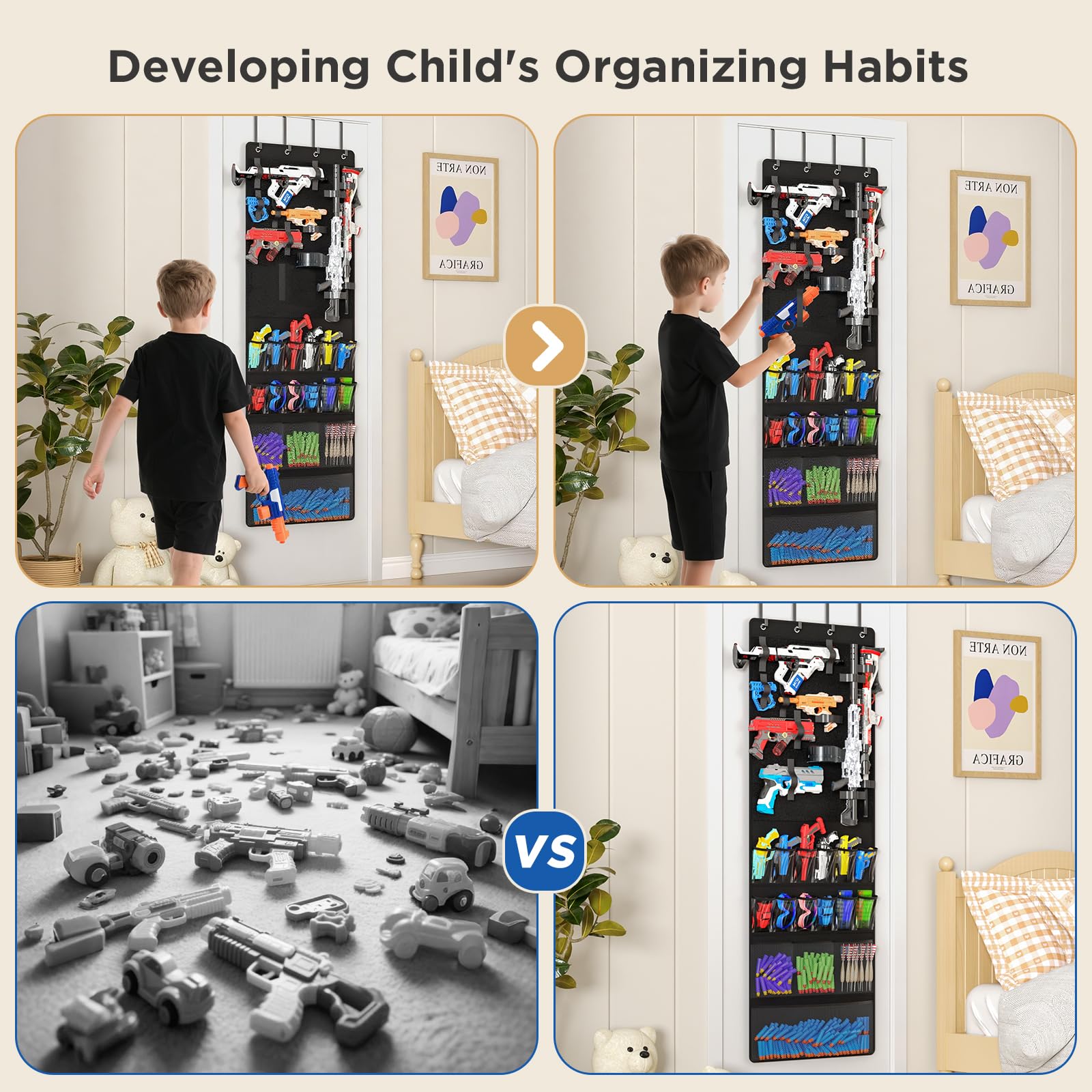 Mefirt space-saving design helps reduce floor clutter in rooms.