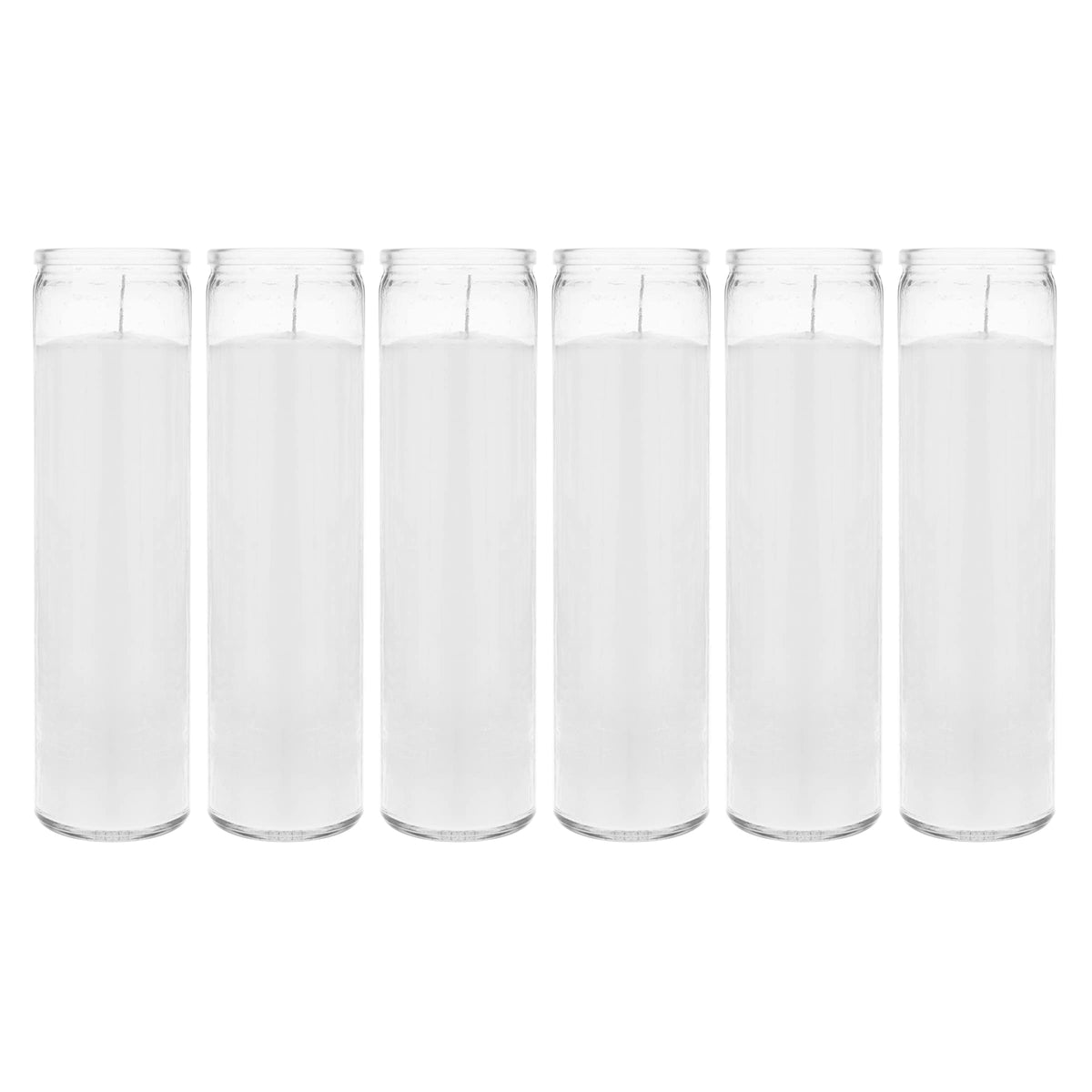 MEGA CANDLES unscented prayer candle in a glass jar for long-lasting service lighting