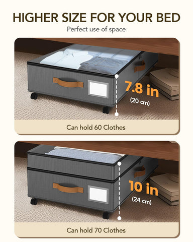 Megapuxin adjustable-height design fits different bed heights