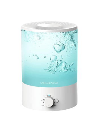 Megawise 3.5L cool mist humidifier top-fill design for easy daily use and continuous mist
