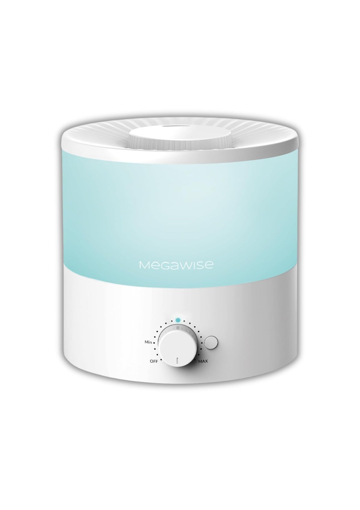 MEGAWISE cool mist humidifier front view helps steady humidity in bedrooms.