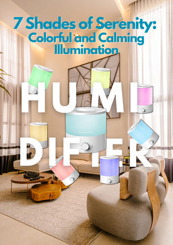MEGAWISE humidifier adjustable mist control knob enables custom comfort.