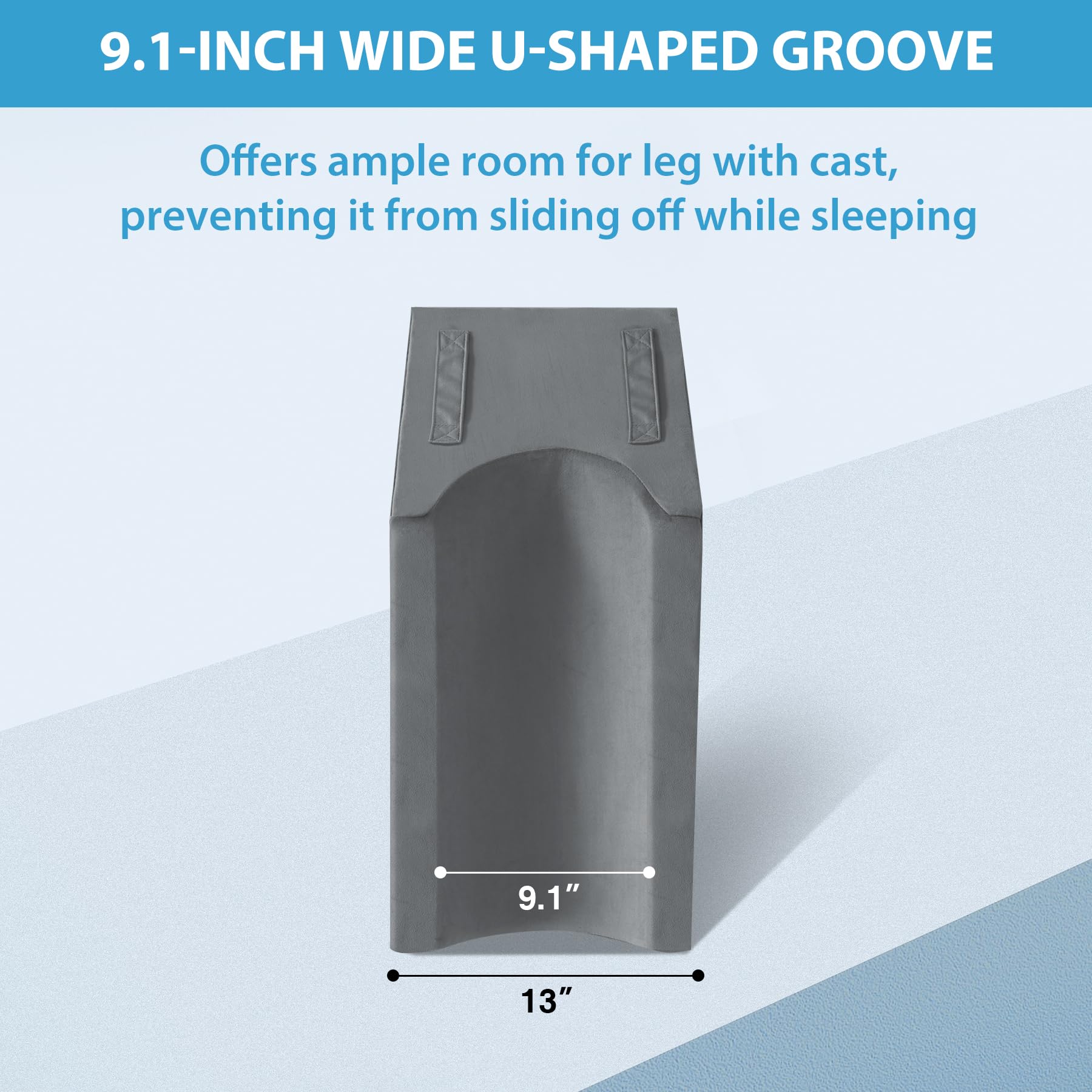 MEGCXIT removable cover on leg pillow for easy cleaning