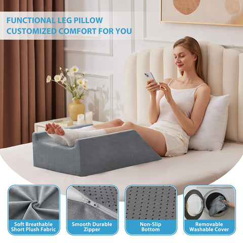 MEGCXIT removable plush cover is machine washable for easy cleaning.