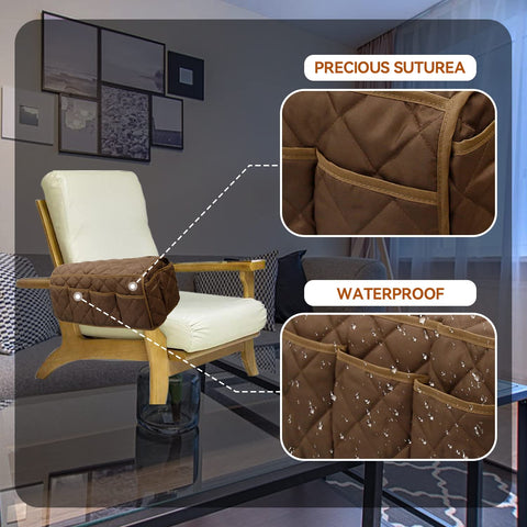 MEHIDFY Armchair Caddy durable cotton blend resists tearing and cleans easily.