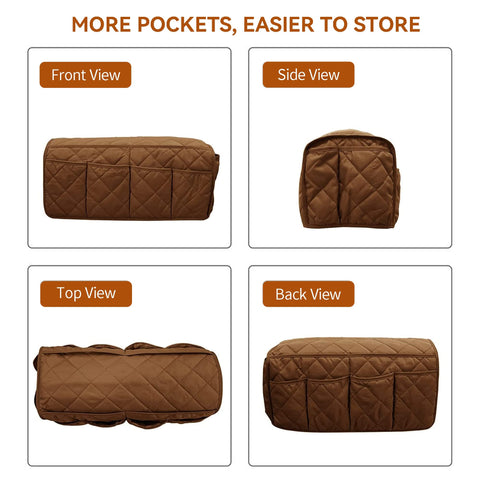 MEHIDFY Armchair Caddy foldable and portable for travel or home use.
