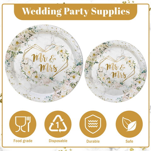 Mehofond paper napkins with gold detailing add cohesive elegance