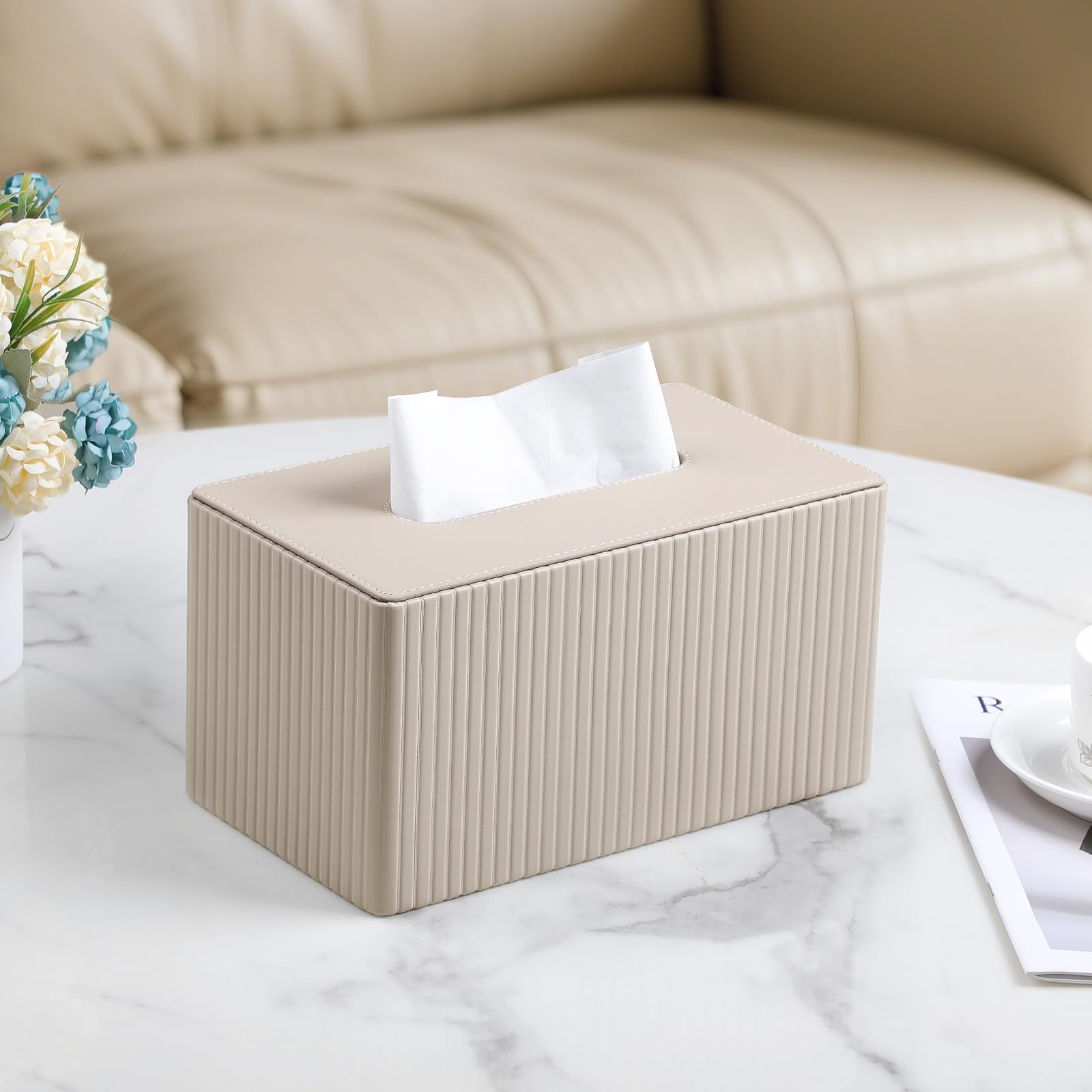 MEIBOOCH beige rectangle design in bathroom setting, blends with decor.