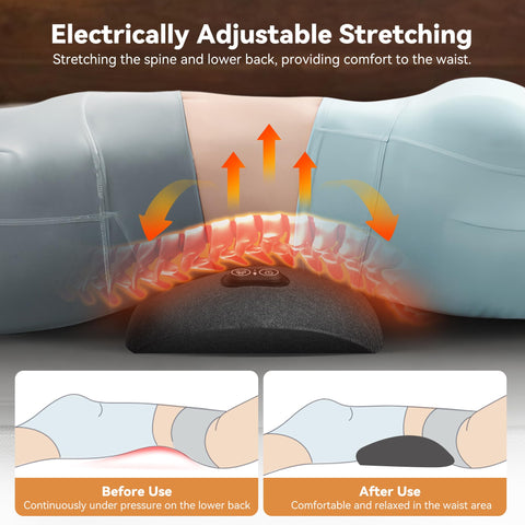 MEIJINEX heat-vibration-pillow offers soothing warmth to tense muscles.