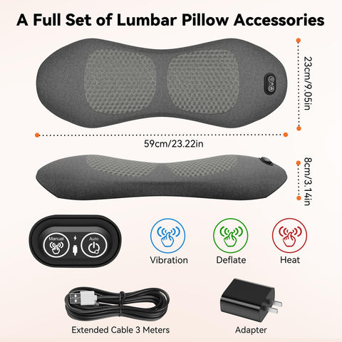 MEIJINEX travel-office-home-ready-back-massager-pillow accompanies you anywhere.