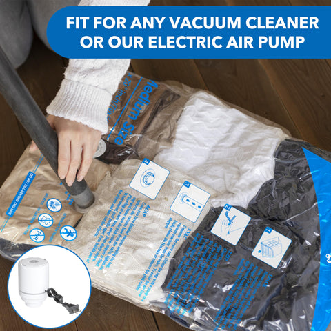 MEIQIHOME vacuum-seal bags small size for accessories and outfits on trips.
