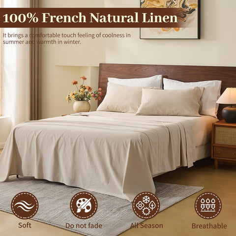 MEISHANG king fitted sheet close-up with secure 16-inch pockets.