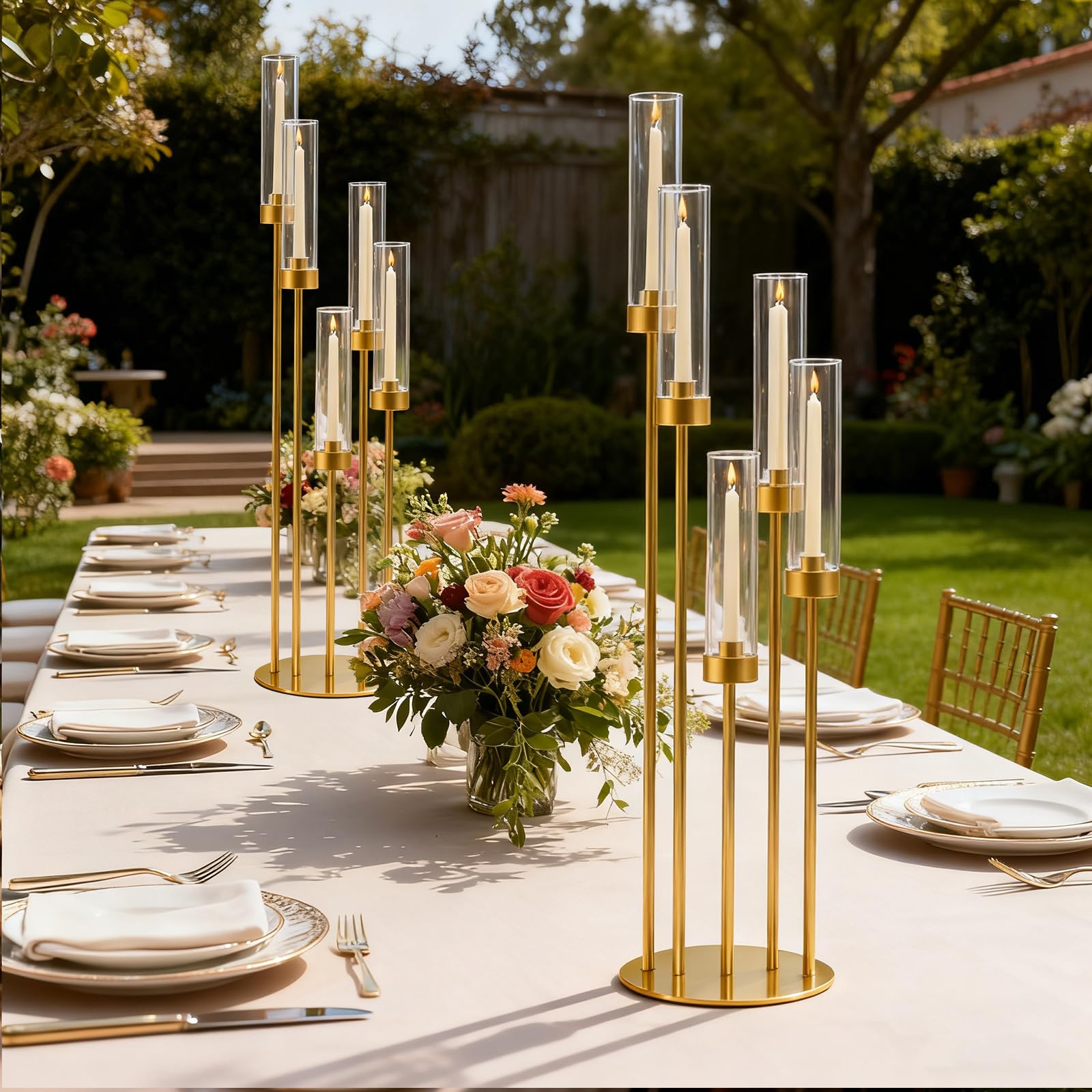 Meishaonv LED candle compatibility supports safe, flame-free decor