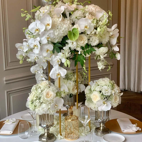 MEISHAONV modern geometric design enhances weddings with luxe flair.