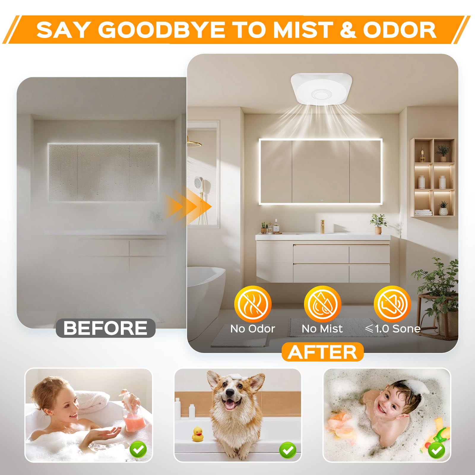 MEIUOI RGB mood modes and nightlight for ambient evenings.
