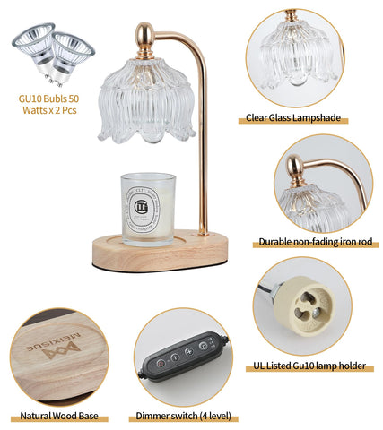 MEIXISUE candle warmer lamp anti-slip pads keep it stable
