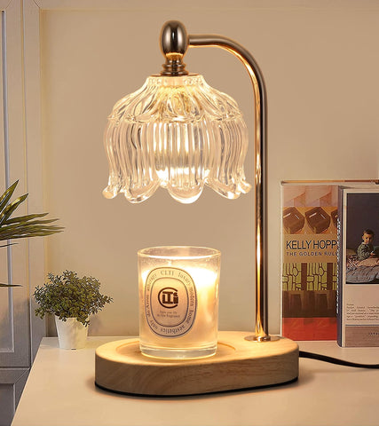 MEIXISUE candle warmer lamp base with bulbs melts wax safely for ambiance