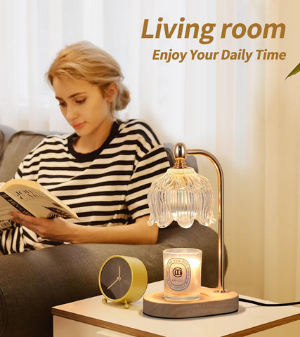 MEIXISUE candle warmer lamp dimmer control for customizable melt rate