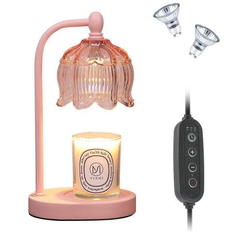 MEIXISUE pink candle warmer lamp gift packaging ready for gifting.