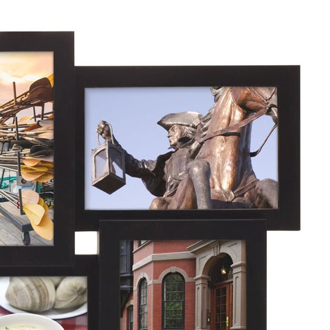 MELANNCO collage frame demonstrating versatile hang orientation for any wall.