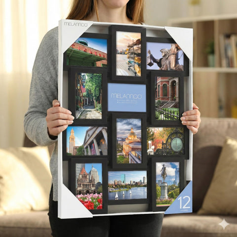 MELANNCO collage frame for displaying keepsakes like tickets and cards.
