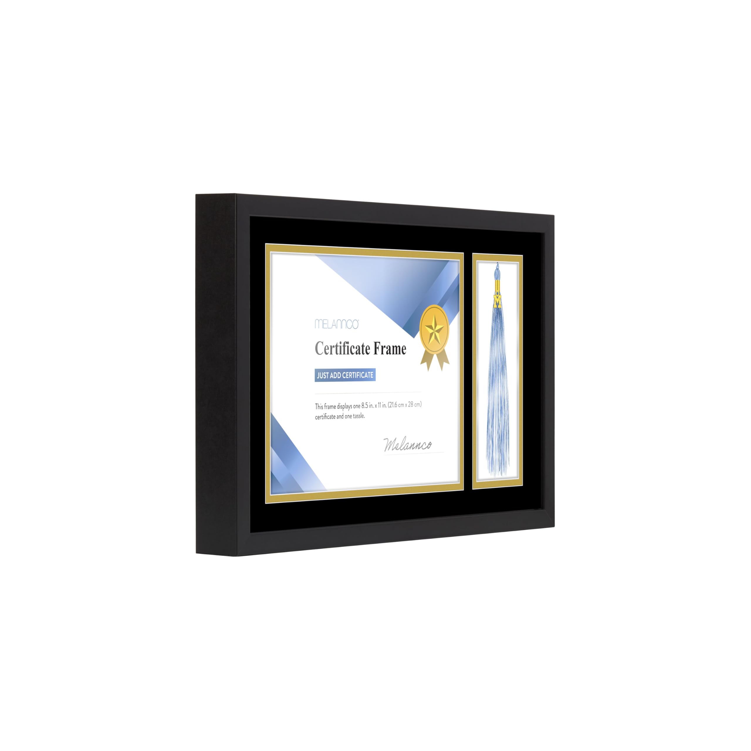 Gift-ready packaging for MELANNCO diploma frame