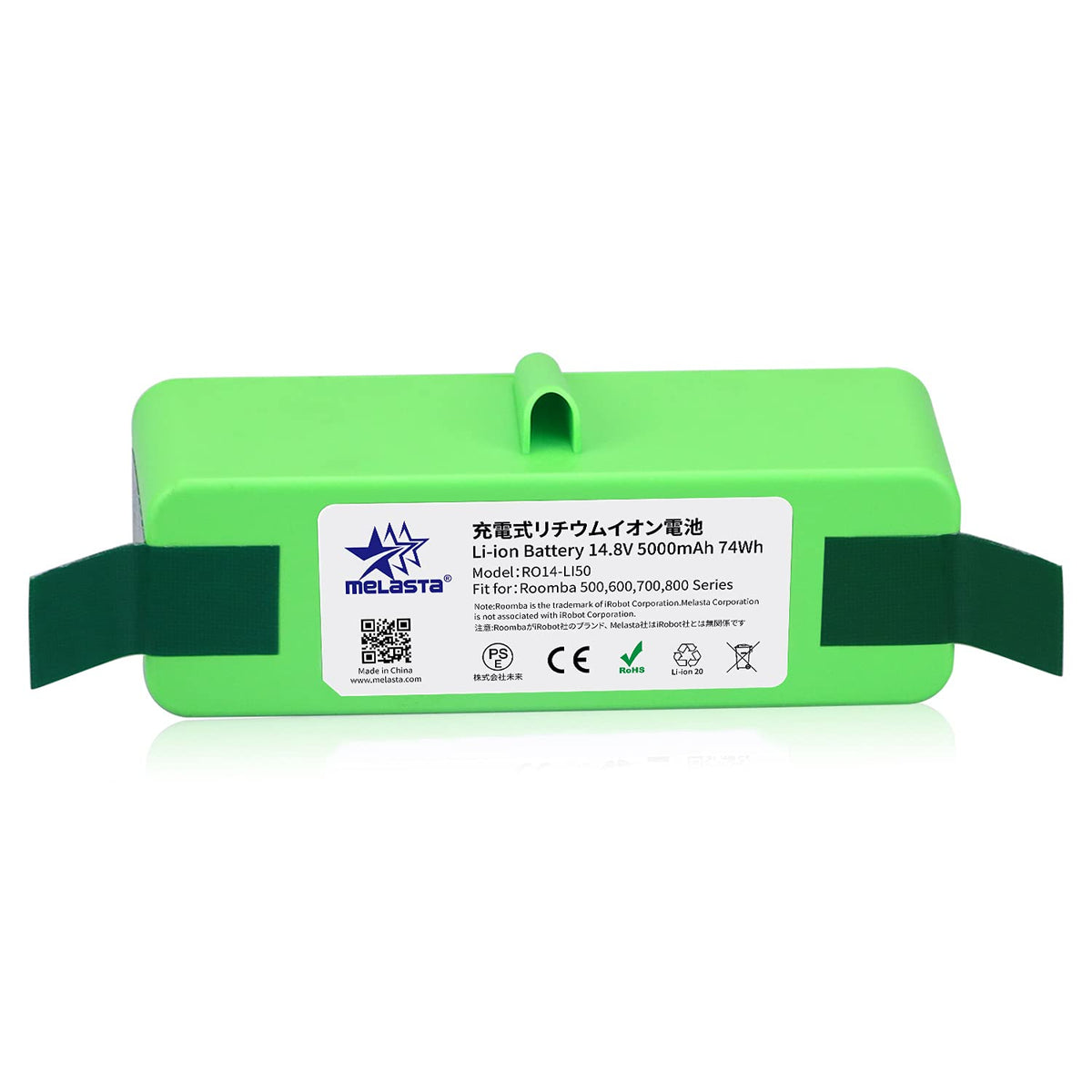 Melasta 5000mAh Roomba battery for 500-600 series extends runtime