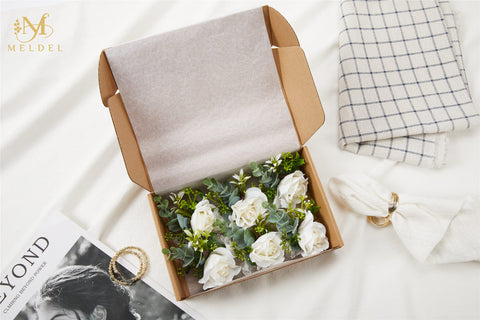 Meldel prom wrist corsage with ivory rose ideal for festive events