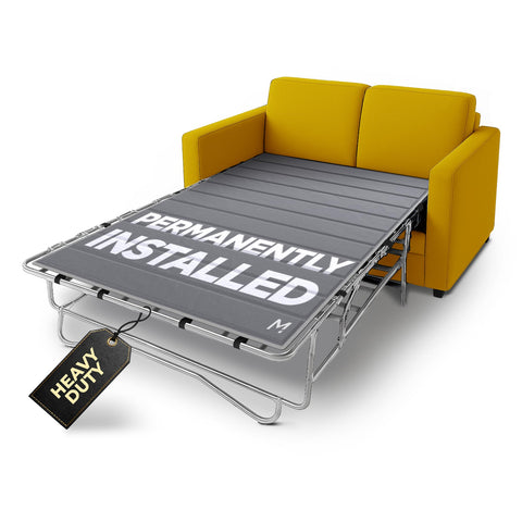 Meliusly SleeperSaver installed inside the couch for a seamless, ready sleeper surface.