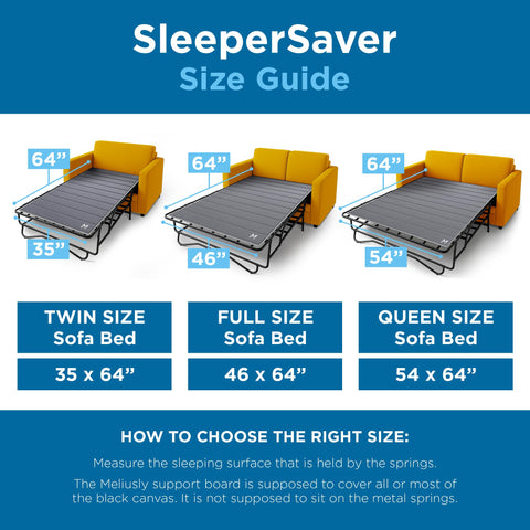 Meliusly SleeperSaver shields metal bars for a smooth sleeping surface.