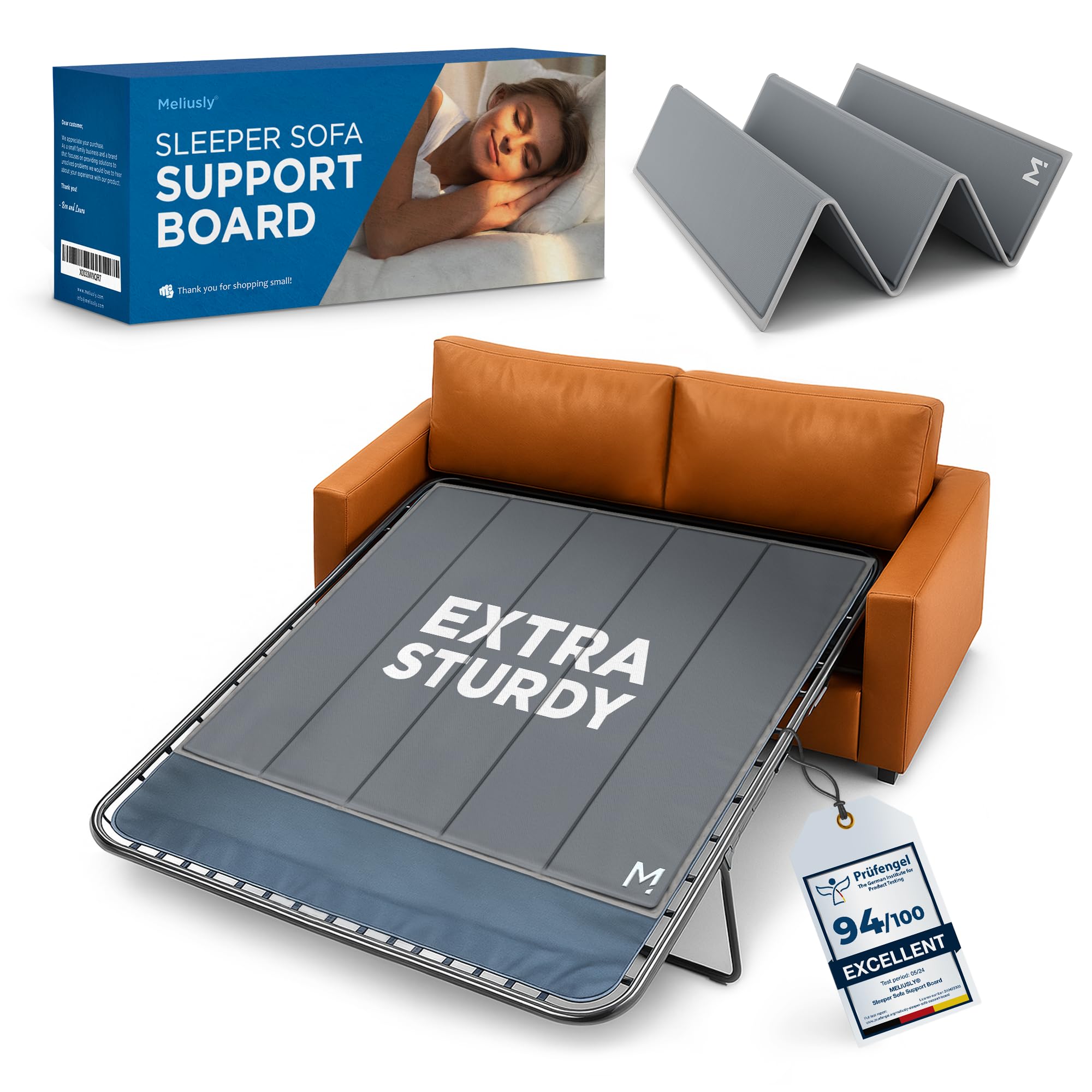 Meliusly SleeperSaver queen board provides even under-mattress support.