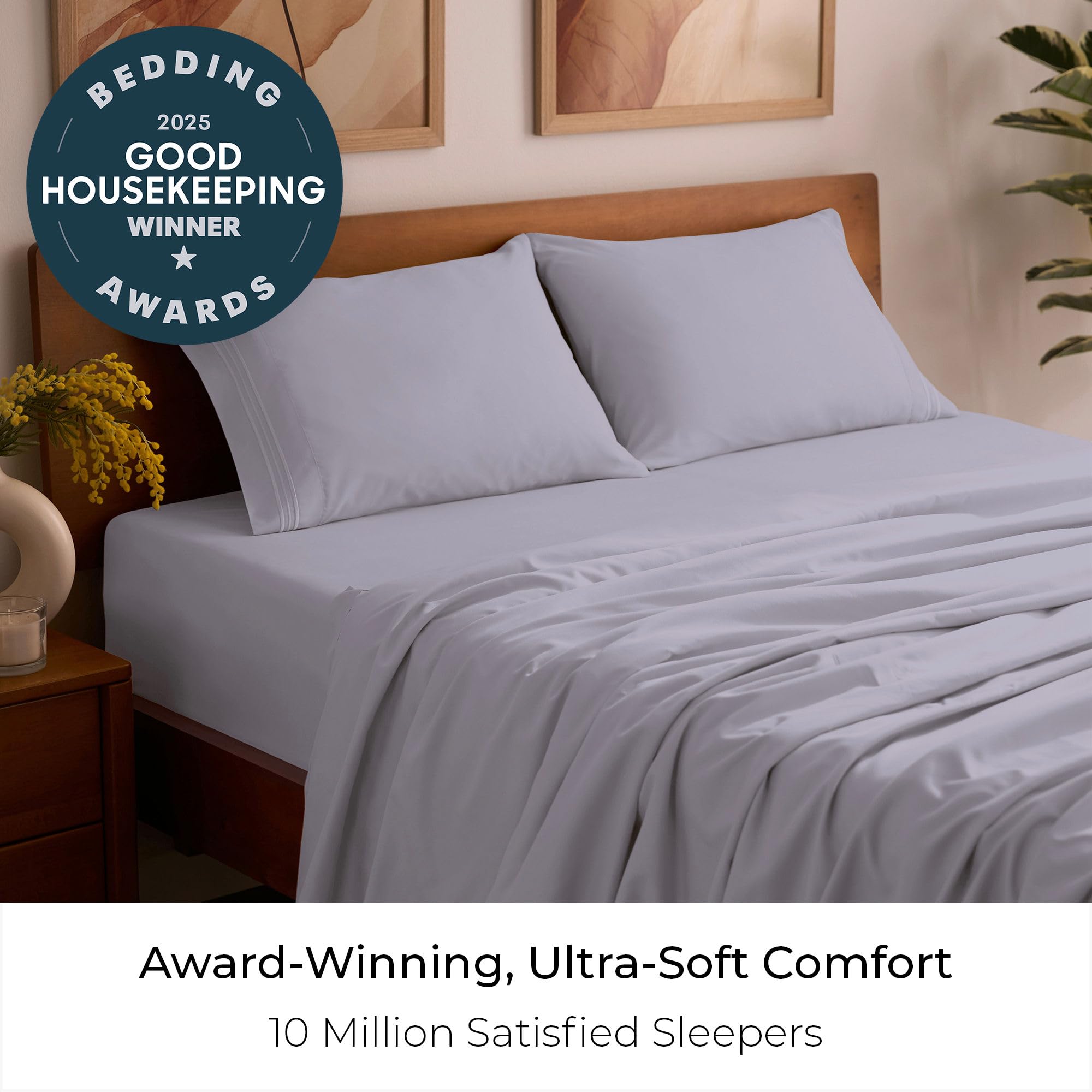Mellanni iconic collection microfiber texture closeup highlights softness and durability