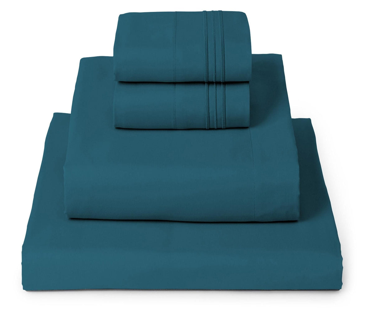 Mellanni Iconic Collection queen sheets close-up texture showing ultra-soft microfiber.