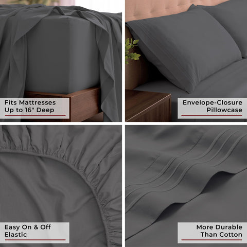 Mellanni pillowcases 20x40 provide soft touch and easy care.
