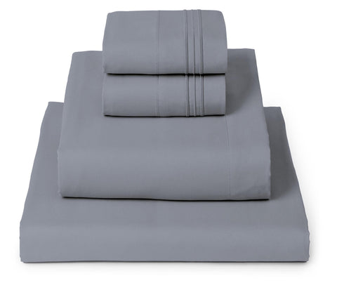 Mellanni King Sheets Iconic Collection folded for luxury comfort.