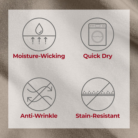 Mellanni OEKO-TEX certified tag highlights safe, toxin-free materials.