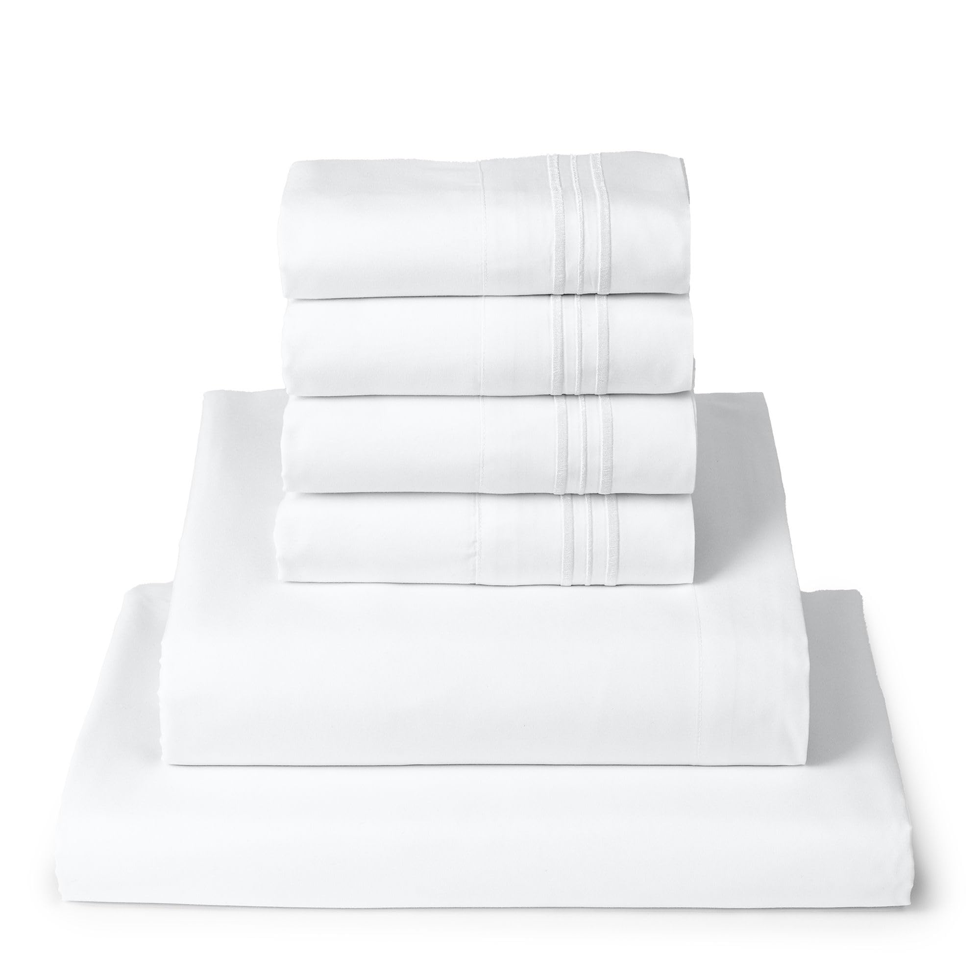 Mellanni queen sheet set in soft microfiber provides year-round comfort.