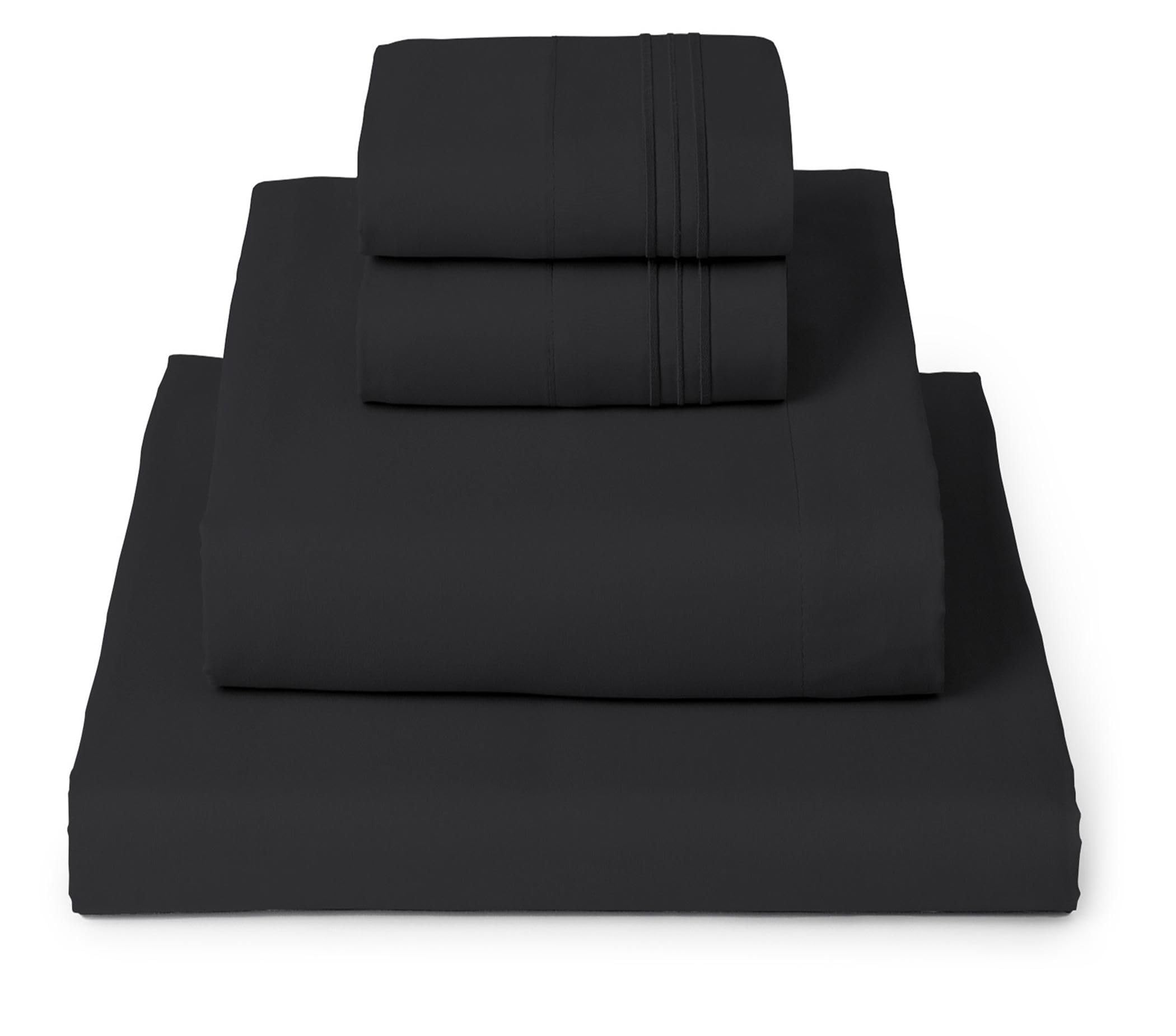 Mellanni queen sheets 4pc iconic collection laid flat for layout and comfort