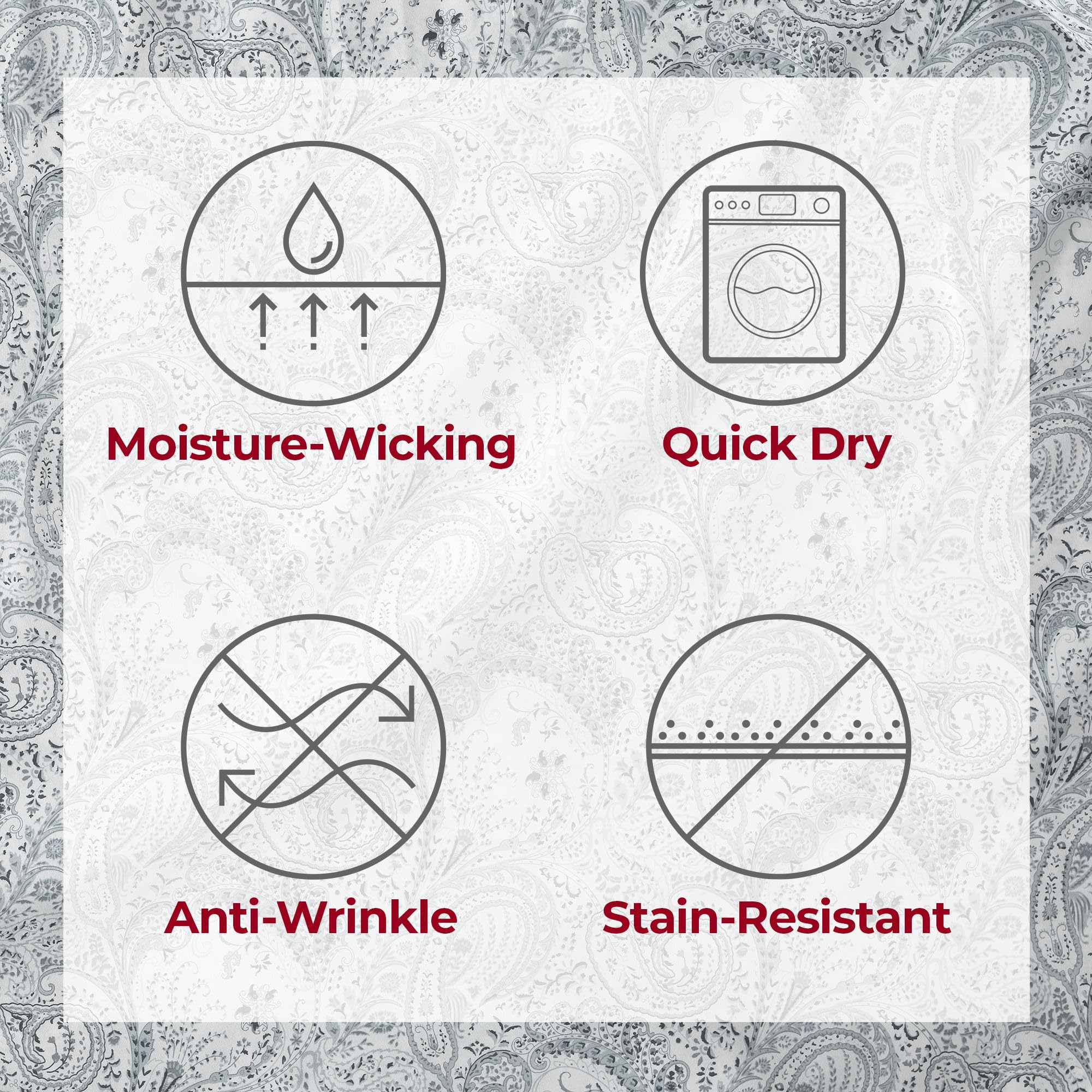 Mellanni care-ready sheets thrive in busy homes with easy wash and quick dry.